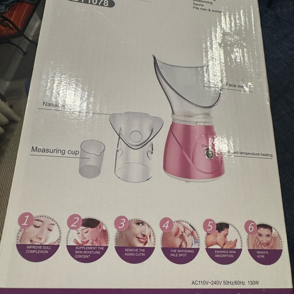 OSENJIE Pink Professional Facial Steamer - Picture 4 of 6